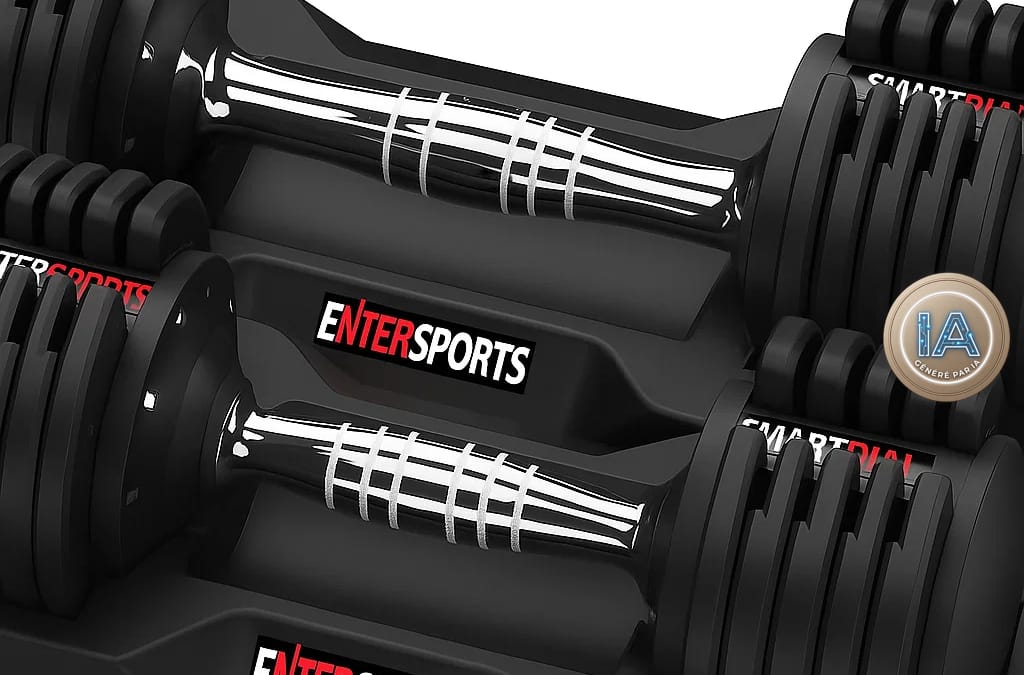 Entersports lot de 2 haltères réglables