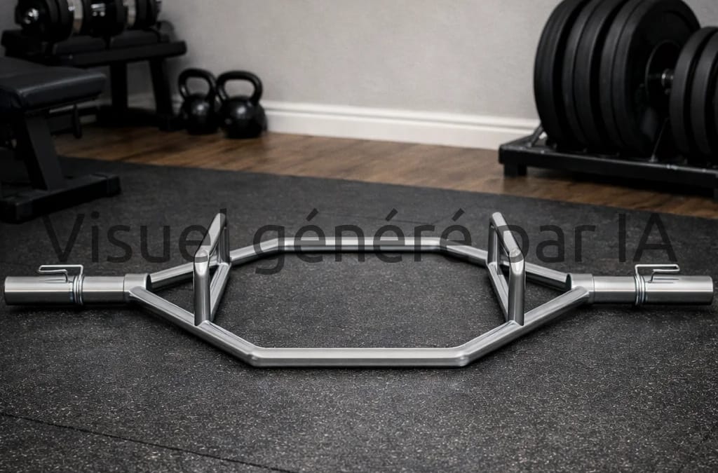 Gorilla Sports barre hexagonale olympique
